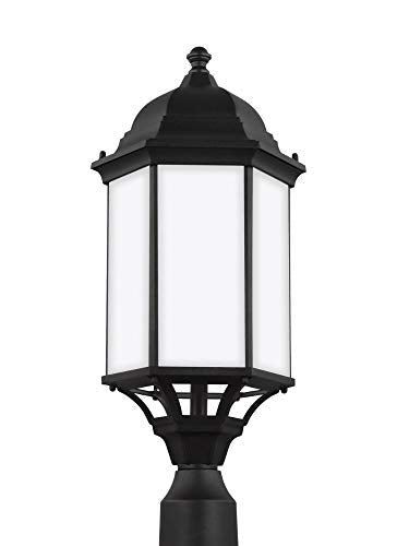 Generation Lighting 8238751EN3-12 Sevier One Light Outdoor Post Lantern, Black Alternate Image.jpg