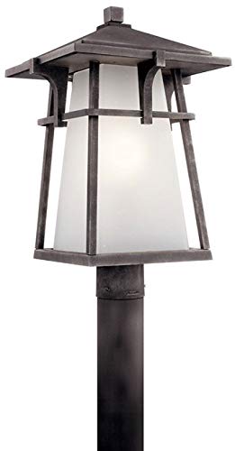 Kichler 49724WZCL18 Beckett LED Outdoor Post Mount, Weathered Zinc Alternate Image.jpg