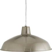 Progress P5094-0930K9 Metal Shade LED Collection Brushed Nickel Spun Metal Shade Farmhouse Pendant Light Alternate Image.jpg