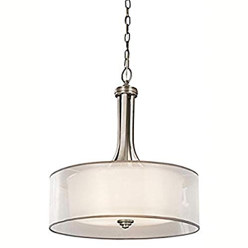 Kichler 42385AP Lacey Four Light Pendant, Antique Pewter Alternate Image.jpg