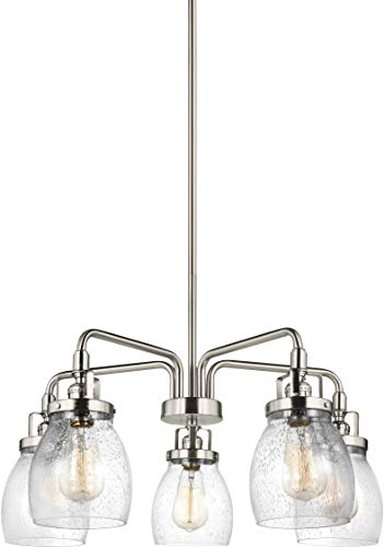 Generation Lighting 3114505-962 Belton Five Light Chandelier, Brushed Nickel Alternate Image.jpg