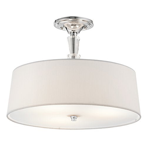 Kichler 42035CH Crystal Persuasion Three Light Semi Flush Mount, Chrome Alternate Image.jpg