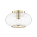 Mitzi H418501-AGB Maggie One Light Flush Mount, Aged Brass Alternate Image.jpg