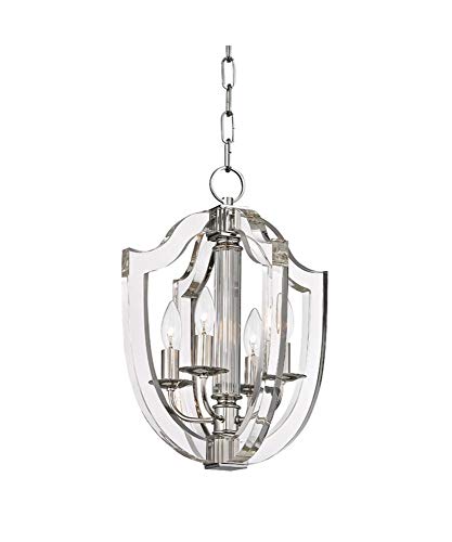 Hudson Valley 6512-PN Arietta Four Light Pendant, Polished Nickel Alternate Image.jpg