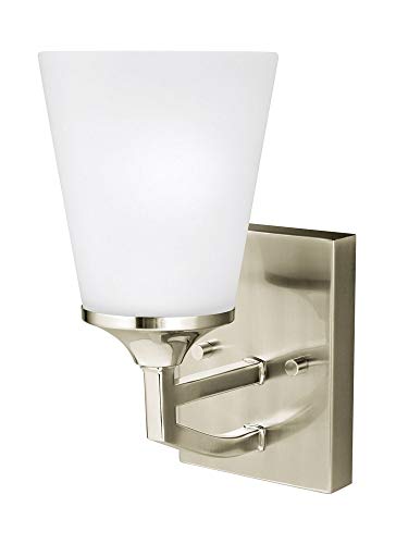 Generation Lighting 4124501EN3-962 Hanford One Light Wall / Bath Sconce, Brushed Nickel Alternate Image.jpg