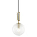 Hudson Valley 7110-AGB Jewett One Light Pendant, Aged Brass Alternate Image.jpg