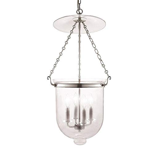 Hudson Valley 255-PN-C1 Hampton Four Light Pendant, Polished Nickel Alternate Image.jpg