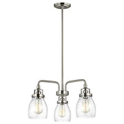 Generation Lighting 3114503-962 Belton Three Light Chandelier, Brushed Nickel Alternate Image.jpg