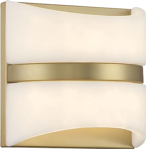 Minka-Lavery 821-695-L Velaux LED Wall Sconce, Soft Brass Alternate Image.jpg