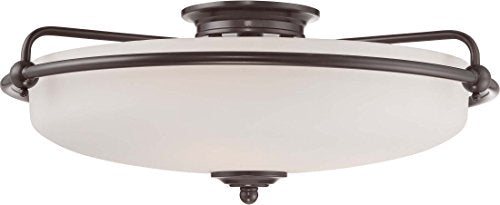 Quoizel GF1621PN Griffin Four Light Flush Mount, Palladian Bronze Alternate Image 4.jpg