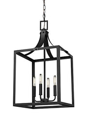 Generation Lighting 5340604EN-12 Labette Four Light Hall / Foyer, Black Alternate Image.jpg