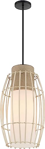 Minka-Lavery 1104-66A Watermill By Robin Baron One Light Pendant, Coal Alternate Image.jpg