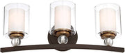 Minka-Lavery 3073-416 Studio 5 Three Light Bath, Painted Bronze W/Natural Brush Alternate Image 3.jpg