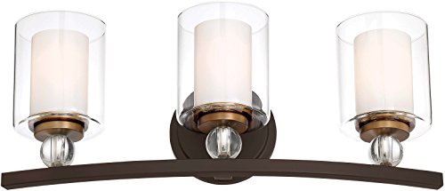 Minka-Lavery 3073-416 Studio 5 Three Light Bath, Painted Bronze W/Natural Brush Alternate Image 3.jpg