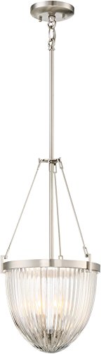 Minka-Lavery 2323-84 Atrio Three Light Pendant, Brushed Nickel Alternate Image.jpg