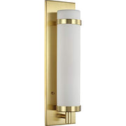 Progress P710088-012 Hartwick Collection Satin Brass One-Light Wall Sconce Alternate Image.jpg