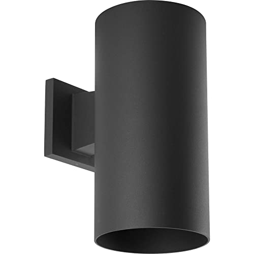 Progress P5641-31 6" Black Outdoor Wall Cylinder Alternate Image.jpg