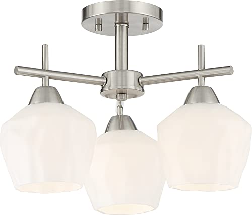 Minka-Lavery 2172-84 Camrin Three Light Semi Flush / Chandelier, Brushed Nickel Alternate Image 2.jpg