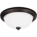 Generation Lighting 77265-710 Geary Three Light Flush Mount, Bronze Alternate Image.jpg