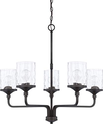 Capital Lighting 428851MB-451 Colton Five Light Chandelier, Matte Black Alternate Image.jpg