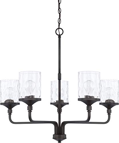 Capital Lighting 428851MB-451 Colton Five Light Chandelier, Matte Black Alternate Image.jpg