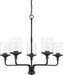 Capital Lighting 428851MB-451 Colton Five Light Chandelier, Matte Black Alternate Image.jpg