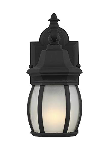 Generation Lighting 89104EN3-12 Wynfield One Light Outdoor Wall Lantern, Black Alternate Image.jpg