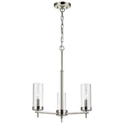 Visual Comfort Studio 3190303EN-05 Zire Three Light Chandelier, Chrome Alternate Image.jpg