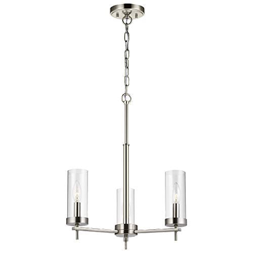 Visual Comfort Studio 3190303EN-05 Zire Three Light Chandelier, Chrome Alternate Image.jpg