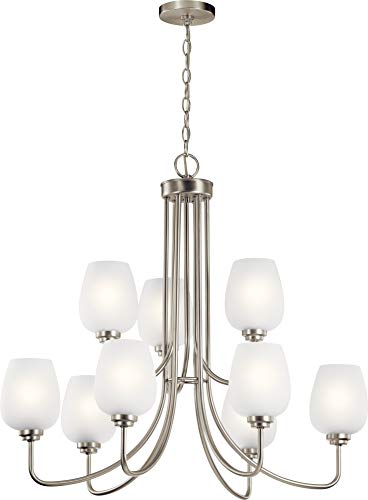 Kichler 44378NI Valserrano Nine Light Chandelier, Brushed Nickel Alternate Image.jpg