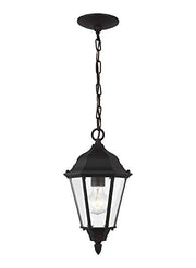 Generation Lighting 60941-12 Bakersville One Light Outdoor Pendant, Black Alternate Image.jpg