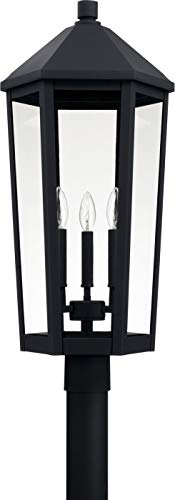 Capital Lighting 926934BK Ellsworth Three Light Outdoor Post Lantern, Black Alternate Image.jpg