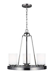 Generation Lighting 3130703-962 Kemal Three Light Chandelier, Brushed Nickel Alternate Image.jpg
