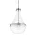 Hudson Valley 1817-PN Hagen One Light Pendant, Polished Nickel Alternate Image.jpg