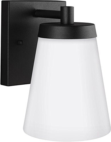 Generation Lighting 8538601EN3-12 Renville One Light Outdoor Wall Lantern, Black Alternate Image.jpg