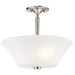 Kichler 43669NI Aubrey Three Light Semi Flush Mount, Brushed Nickel Alternate Image.jpg