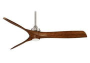Minka-Aire F853L-BN/DK Aviation LED 60" Ceiling Fan, Brushed Nickel W/ Distressed Koa Alternate Image 2.jpg
