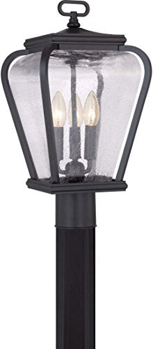 Quoizel PRV9009K Province Three Light Outdoor Post Lantern, Mystic Black Alternate Image.jpg