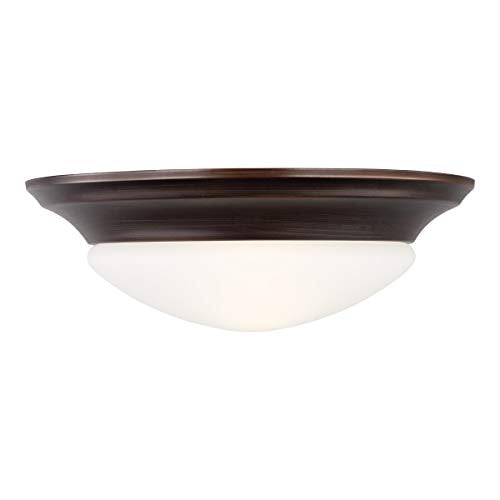 Generation Lighting 75434-710 Nash One Light Flush Mount, Bronze Alternate Image.jpg