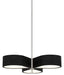 George Kovacs P5345-572-L Side Step LED Pendant, Coal With Polished Nickel Alternate Image.jpg