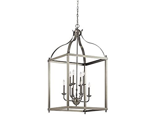 Kichler 42591NI Larkin Eight Light Foyer Chandelier, Brushed Nickel Alternate Image.jpg