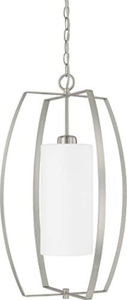 Capital Lighting 515912BN-343 Folsom One Light Foyer Pendant, Brushed Nickel Alternate Image.jpg