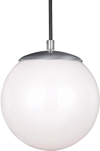 Visual Comfort Studio 6018EN3-04 Leo - Hanging Globe One Light Pendant, Satin Aluminum Alternate Image.jpg