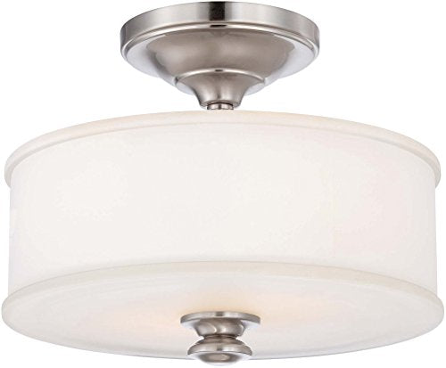 Minka-Lavery 4172-84 Harbour Point Two Light Semi Flush Mount, Brushed Nickel Alternate Image.jpg