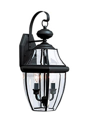 Generation Lighting 8039EN-12 Lancaster Two Light Outdoor Wall Lantern, Black Alternate Image.jpg