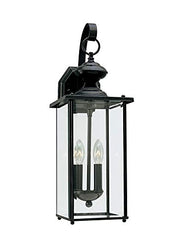 Generation Lighting 8468EN-12 Jamestowne Two Light Outdoor Wall Lantern, Black Alternate Image.jpg