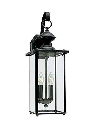 Generation Lighting 8468EN-12 Jamestowne Two Light Outdoor Wall Lantern, Black Alternate Image.jpg