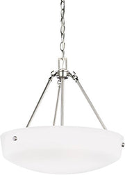 Generation Lighting 6615203EN3-962 Kerrville Three Light Pendant, Brushed Nickel Alternate Image.jpg