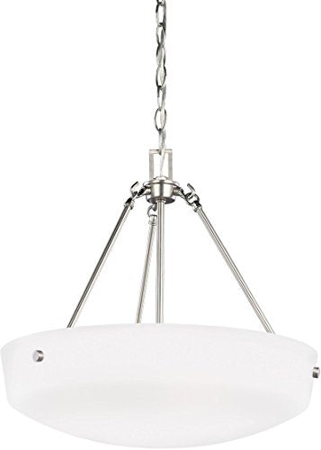 Generation Lighting 6615203EN3-962 Kerrville Three Light Pendant, Brushed Nickel Alternate Image.jpg