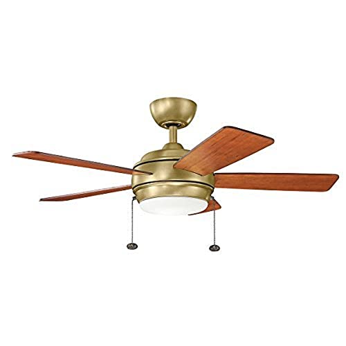 Kichler 330171NBR Starkk 42" Ceiling Fan, Natural Brass Alternate Image.jpg